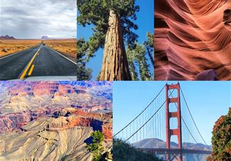 Zlatý okruh západem USA